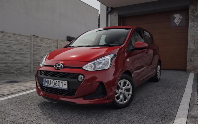 Hyundai i10 cena 35100 przebieg: 38720, rok produkcji 2017 z Polanów małe 154